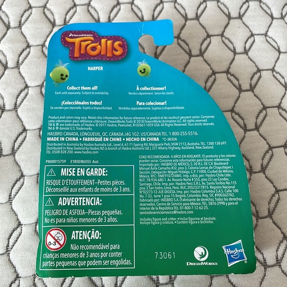 Set of 3 Dreamworks Trolls Action Figures - Picture 3 of 10